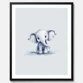 Elefant Poster – Affisch till barnrummet, barnposter, lekfull poster