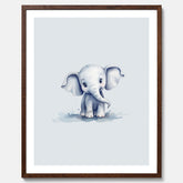 Elefant Poster – Affisch till barnrummet, barnposter, lekfull poster