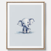 Elefant canvas – Affisch till barnrummet, barnposter, lekfull poster