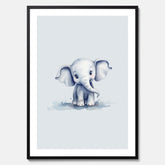 Elefant Poster – Affisch till barnrummet, barnposter, lekfull poster