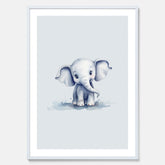 Elefant Poster – Affisch till barnrummet, barnposter, lekfull poster