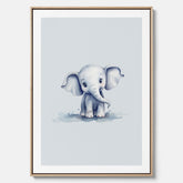 Elefant canvas – Affisch till barnrummet, barnposter, lekfull poster
