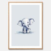Elefant Poster – Affisch till barnrummet, barnposter, lekfull poster