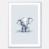Elefant Poster – Affisch till barnrummet, barnposter, lekfull poster