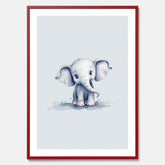 Elefant Poster – Affisch till barnrummet, barnposter, lekfull poster