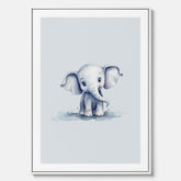 Elefant canvas – Affisch till barnrummet, barnposter, lekfull poster