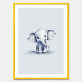 Elefant Poster – Affisch till barnrummet, barnposter, lekfull poster