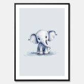 Elefant Poster – Affisch till barnrummet, barnposter, lekfull poster