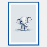 Elefant Poster – Affisch till barnrummet, barnposter, lekfull poster