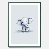 Elefant Poster – Affisch till barnrummet, barnposter, lekfull poster
