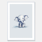 Elefant Poster – Affisch till barnrummet, barnposter, lekfull poster