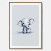 Elefant canvas – Affisch till barnrummet, barnposter, lekfull poster