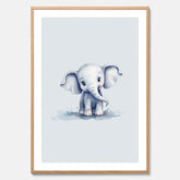 Elefant Poster – Affisch till barnrummet, barnposter, lekfull poster
