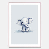 Elefant Poster – Affisch till barnrummet, barnposter, lekfull poster