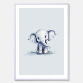 Elefant Poster – Affisch till barnrummet, barnposter, lekfull poster