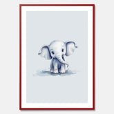 Elefant Poster – Affisch till barnrummet, barnposter, lekfull poster