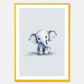 Elefant Poster – Affisch till barnrummet, barnposter, lekfull poster