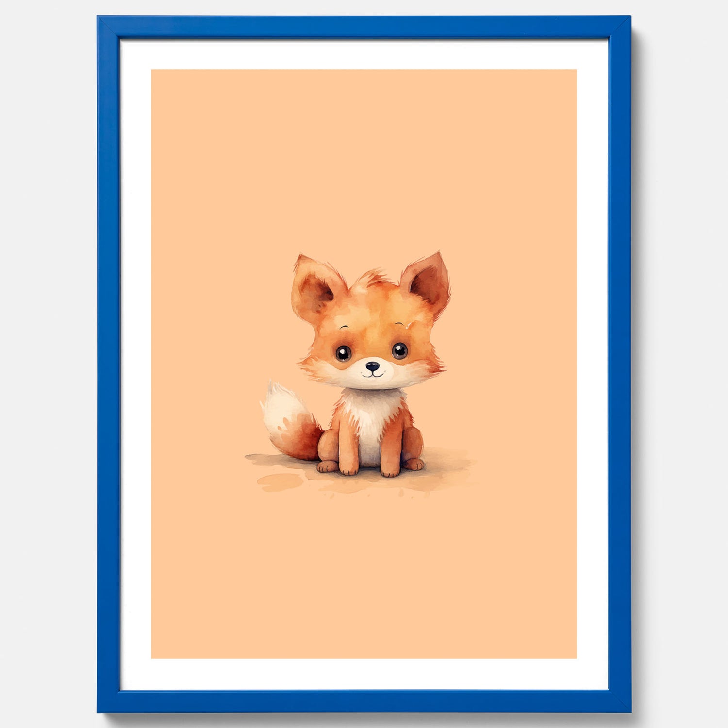 Barnposter med en räv, poster till barnrum, barntavla