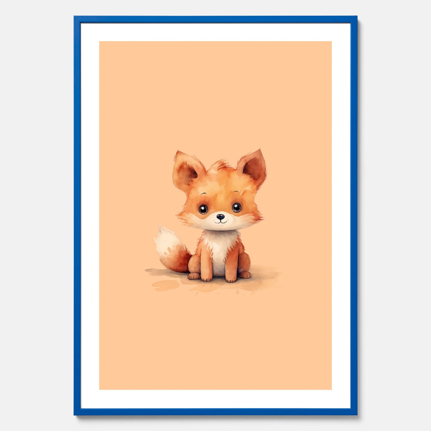 Barnposter med en räv, poster till barnrum, barntavla