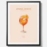 Canvas Tavla med en Aperol Spritz drink poster