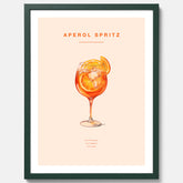 Tavla med en Aperol Spritz drink poster