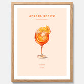 Tavla med en Aperol Spritz drink poster