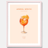 Tavla med en Aperol Spritz drink poster