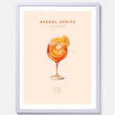 Tavla med en Aperol Spritz drink poster