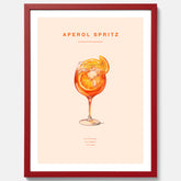 Tavla med en Aperol Spritz drink poster