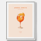 Canvas Tavla med en Aperol Spritz drink poster