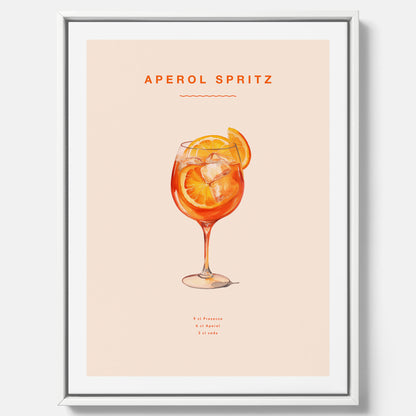 Canvas Tavla med en Aperol Spritz drink poster
