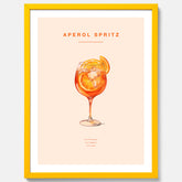 Tavla med en Aperol Spritz drink poster