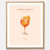 Tavla med en Aperol Spritz drink poster