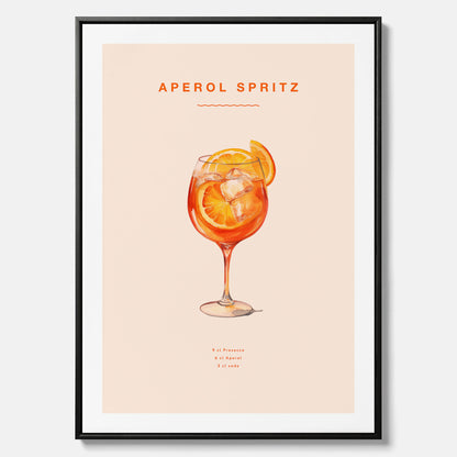 Canvas Tavla med en Aperol Spritz drink poster