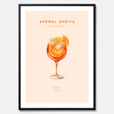 Tavla med en Aperol Spritz drink poster