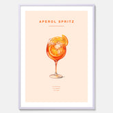 Tavla med en Aperol Spritz drink poster