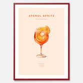 Tavla med en Aperol Spritz drink poster