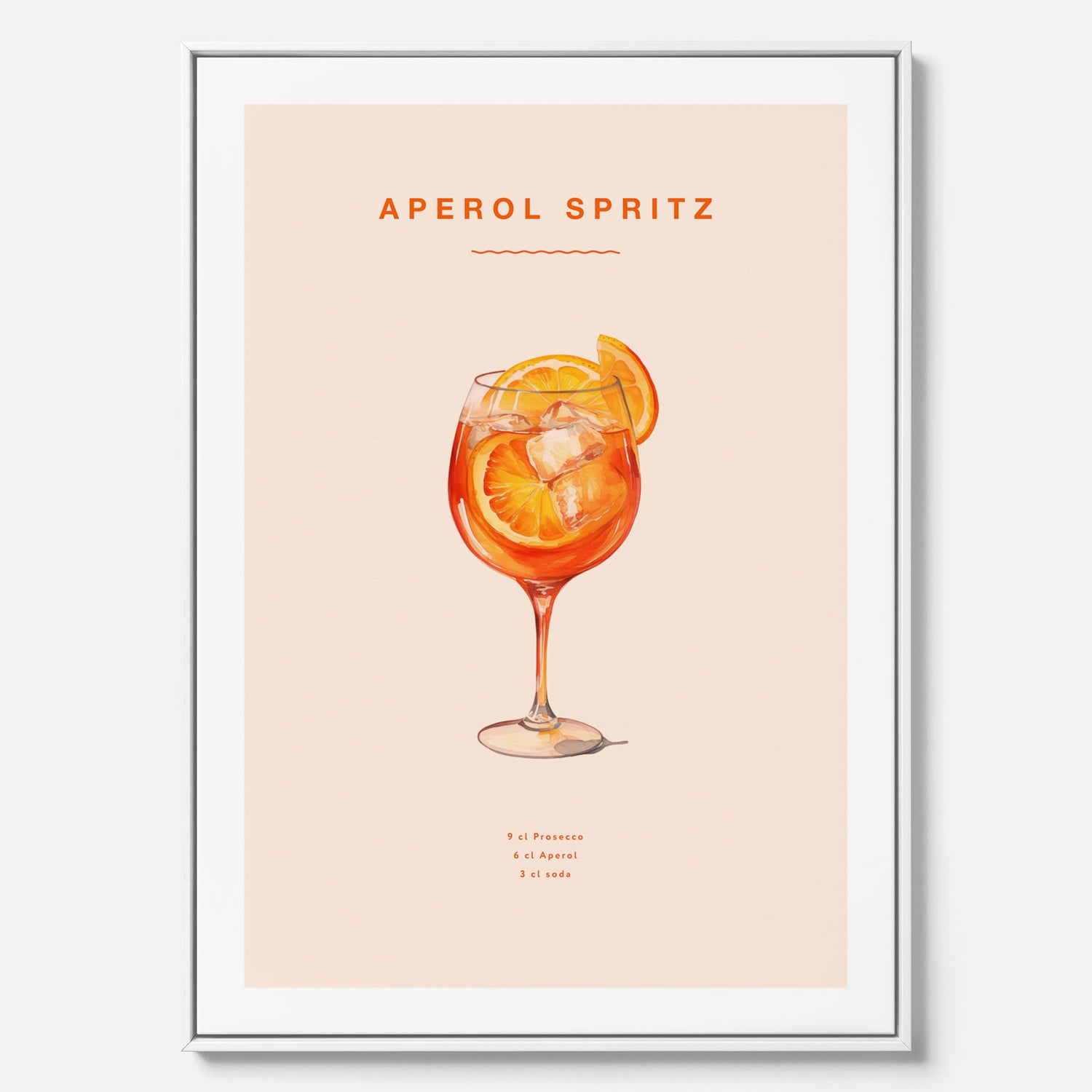 Canvas Tavla med en Aperol Spritz drink poster