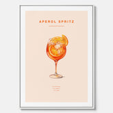 Canvas Tavla med en Aperol Spritz drink poster