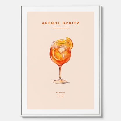 Canvas Tavla med en Aperol Spritz drink poster