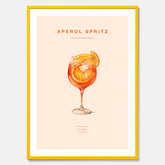 Tavla med en Aperol Spritz drink poster