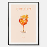 Canvas Tavla med en Aperol Spritz drink poster