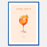 Tavla med en Aperol Spritz drink poster