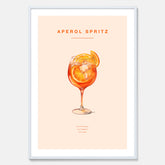 Tavla med en Aperol Spritz drink poster