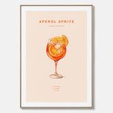 Canvas Tavla med en Aperol Spritz drink poster