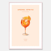 Tavla med en Aperol Spritz drink poster
