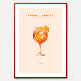Tavla med en Aperol Spritz drink poster