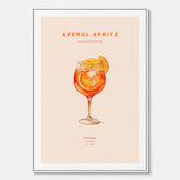 Canvas Tavla med en Aperol Spritz drink poster