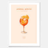 Tavla med en Aperol Spritz drink poster