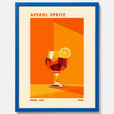 Tavla med drink poster med Aperol Spritz